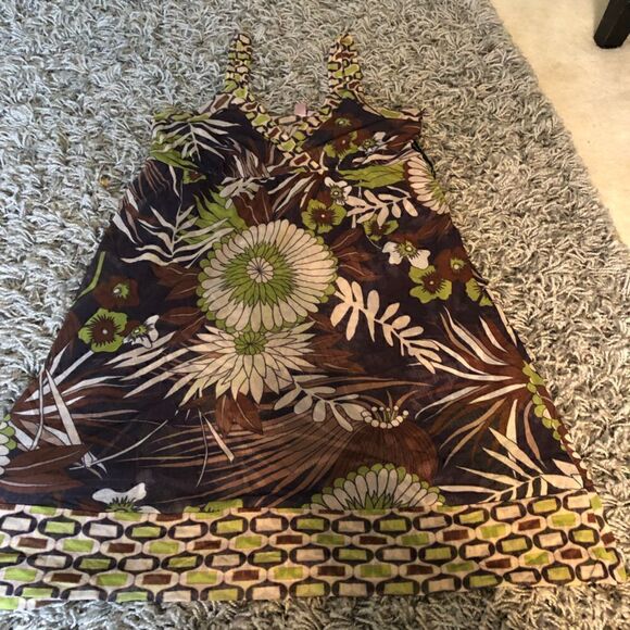 SWEET PEA Double Layer Nylon/Mesh Dress - Picture 1 of 7